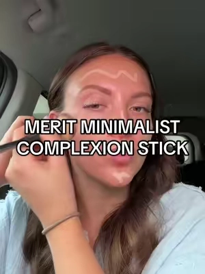 I just need something to even out my skin tone with the redness and this 😳 SO FREAKIN GOOD #merit #meritminimalist #minimaliststick #foundationstick #complexionstick #redness #unevenskintone #skin #beauty #makeup #tiktokshopcreatorpicks #tiktokshopmusthaves 