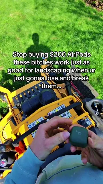 I literally lose a pair or put them thru the washer at least 2 times a month 😂 #fyp #landscaper #landscaping #relatable #bluecollar #mowing 