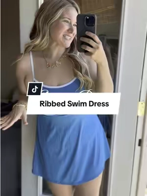 This swimsuit is so stinkin adorable!!  I'm 5'6" size 14 wearing XL ✨ #swimdress  #midsize #swimwear #midsizeswim #tiktokshopcreatorpicks #SwimwearTryOn #MidsizeStyle #apronbelly #CurvyFashion #SummerStyle #BikiniSeason #SwimStyle #BeachReady #MidsizeSwimwear #CurvySwimsuits #TikTokMadeMeBuylt @Aleumdr_Leyna 