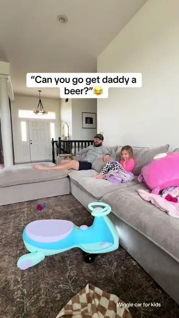 This wiggle car for kids is the best parent hack 😂 #wigglecar #kidstoys #parentinghacks #parentinghumor #dadsoftiktok #tiktokshopfinds 