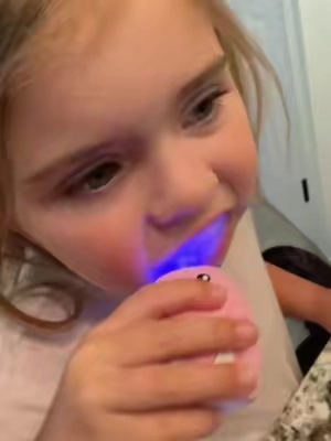 If you have a toddler that does not like to brush her teeth this is gonna be your best friend. It has the blue light and it has three different vibration settings. It makes bedtime fun!  #KidsToothbrush #ToddlerToothbrush #BabyToothbrush #CleanTeeth #BedtimeRoutine #ToddlerBedtimeRoutine #TikTokShopCreatorPics #TTSLevelUp #TTSDelightNow #SpringTalk #giftguide 
