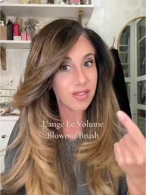 Best Hair Blowout Brush EVER!!! It’s the @langehair Le Volume and now they have it in a bundle where you getting $150 worth of products for 69$$ ?! Like WHATTT??! #hair #hairblowout #bouncyhair #layeredhaircut #straighthairtrend #hairtok #hairstyletutorial #hairlayers #blowoututorial #hairtransformation #blowoutbrush #langehair  