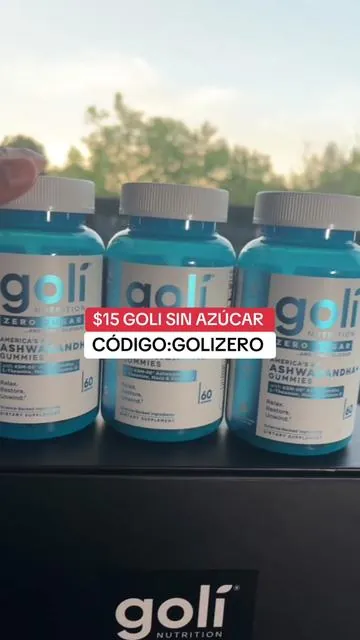 #goli #golinutrition #goliashwagandha #goliashwagandhagummies #ashwagandha #ashwagandhazerosugar #sinazucar #zerosugar #tts #ttshop #wellness #bienestar 