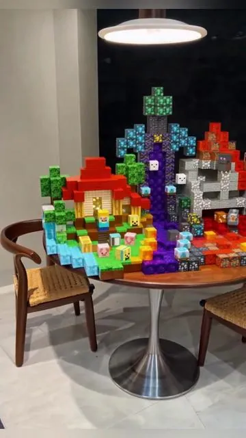 #magnetic#buildingblocks#tiktokshop#gifts#giftideas#toysforkids#magneticblocks#Minecraft#50%off