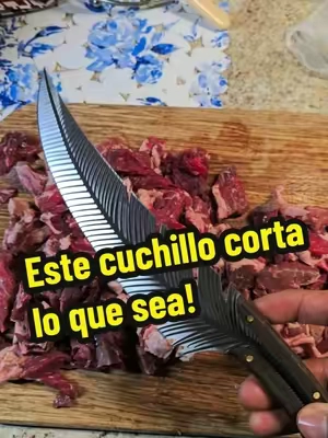 Este cuchillo corta lo que sea, por su diseño unico en forma de pluma y su impresionante filo te va encantar #featherknife #kitchenknifes #huuskknife #pretty #kitchengadgets #kitchenknife #featherknife #kitchentok #chef #cuchillo 