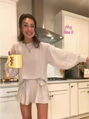 It’s even cute both ways!!! In love! That is all 😇  #spring #Summer #outfits #skort #outfit #summeroutfit #comfy #casual #cutesy #tiktokshoprestock 