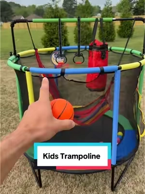Indoor/Outdoor Tampoline #trampoline #kidstoys #toysforkids 