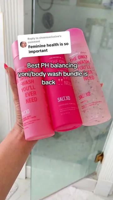 Replying to @sheenaxclusive  Runnnn and grab this popular bundle where you can grab all three plant based formulas @Saltxo #springtok #tiktokshopcreatorpicks #hygiene #ph #femininewash 