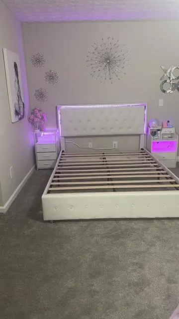 @amerlifeofficial #tiktokshopcreatorpicks #tiktokshopcreatorfinds #tiktokshoprestock #spotlightfinds #TikTokShopMothersDay #furniture #bedframe #ledbed #homedecor #bedroomfurniture #rgblights #queenbed #affordablefurniture 
