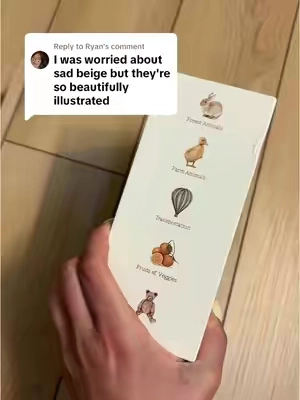 Replying to @Ryan They definitely do look sad beige at first! lol #vocabularybuilding #vocabularyimprove #toddlerbooks #babybooks #speechdevelopment #languagedevelopment #learningtoys #sadbeige #babygiftideas #toddlergiftideas 