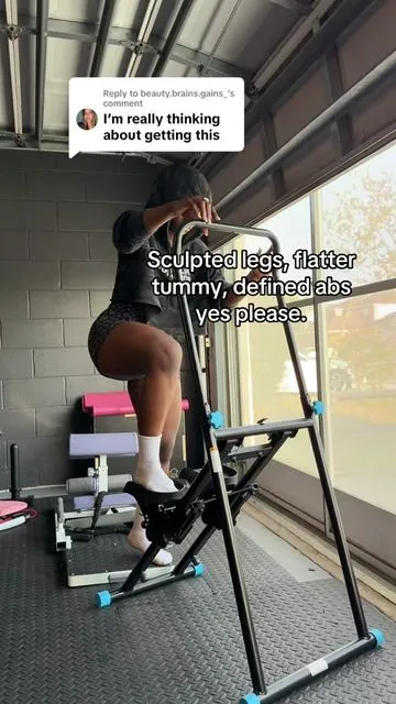 Replying to @beauty.brains.gains_ an all in one!! This stair stepper machine is soooooo goood 👏 #stairstepper #homegym #gymequipment #stairstepperworkout 
