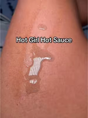 The viral hot girl hot sauce is back in stock!! @The Skincare Bakery ✨✨ #bodyoil #bodyglow #shimmer #bodyshimmer 