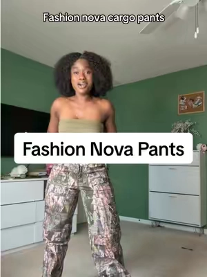 These cargo pants fit so nicely and I’m obsessed with this color🤩🤩🤩🤩 #cargopants #cargo #pants #fashionnova #cargopantsoufit #womenfashion #camopants 
