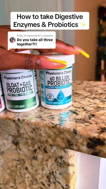 Replying to @kayyymartii #digestiveenzymes #bloating #probiotics #supplements #guthealth 