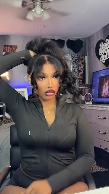 @Ashimary Hair Beauty invisible strap 360 lace body wash wave wig 24inch
