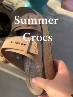 Replying to @Brittney Lerma the new crocs Brooklyn wedges are the perfect summer shoes! So comfy and cute! #crocs #womenscrocs #crocssummer #crocswedges #brooklyncrocs #wedgesandals #platformsandals #summersandals #crocsnewarrivals #tiktokshopcreatorpicks #ttsfashionfam #summerstyle #SummerFashion #tiktokshopmothersday 