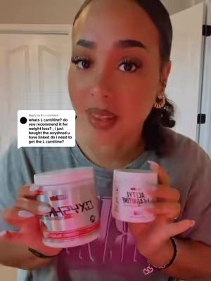 Replying to @$ yesss, you want to add the L-Carnitine with it for that extra burn!! 🔥 #oxyshred #lcarnitine #preworkout #tiktokshopspringglowup 