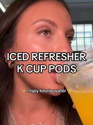 Bucks at home and for less 😍 this pineapple one is lowykey so freaking good #keurig #keurigrefreshers #icedrefreshers #caffiene #crispy #coffee #tiktokshopnewarrivals #tiktokshopcreatorpicks #ttscreatorbash #aprilmademebuyit #tiktokshopmusthaves #tiktokshoprestock #aprilrestock 
