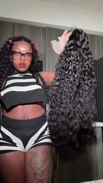 Adding this ‘32’ inch to my deep wave collection #kinkycurly #blinghair #deepwave #fyp #fy #foryoupage #tiktokshop 