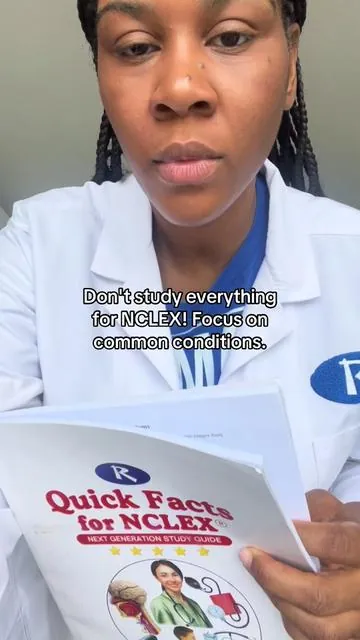 If you think it takes a long time to study for NCLEX? Think again! Stop Mixing Resources, Studying information half way through and being distracted. Get Quick Facts + V2 Lextures for a complete NCLEX review that will keep you accountable. 