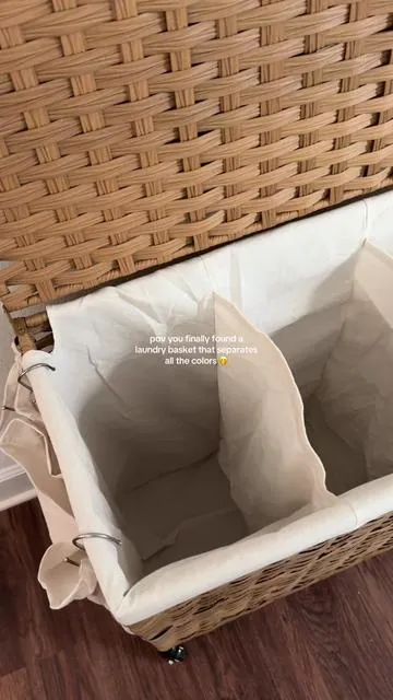 wait doing laundry is kinda fun now 🤭 #TikTokShop #tiktokshopfinds #laundry #laundrybasket #fyp 