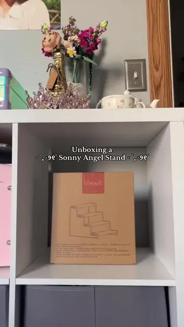 Clear Display Sonny Angel Stand 🧸💌✨ definitely should get one for your sonny angels 💌 #xycba #fyp #sonnyangels #unboxing 