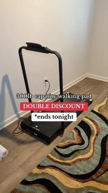 DEAL ALERT❗️300lb capacity remote control incline walking pad with removable handle! #walkingpad #treadmill #underthedesktreadmill #underthedeskwalkingpad #plussizewalkingpad #treadmill #wellnessjourney #tiktokshopmothersday #tiktokshopmemorialday #IfYouKnowYouKnow #TikTokShopSummerTurnUp #Dealsforyoudays