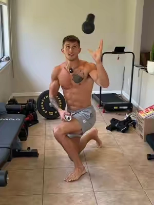 This landmine attachment for your barbell unlocks so many great exercises. Like this standing chest press! Bring it to the gym or use at home if you want to turn your boring barbell into a functional piece of equipment. Link is in the bottom left corner of the video! #barbellworkout 