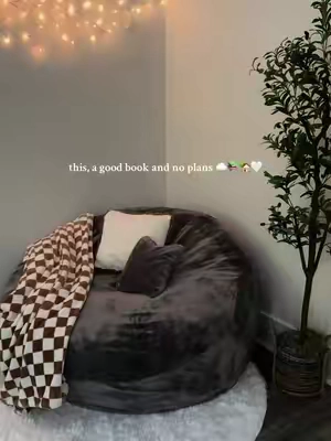 The coziest corner and the comfiest chair 😍 Our whole family cannot get enough of this 5 ft lounge chair. The memory foam filling just cradles you and the fabric cover is so soft (also very easy to remove and wash). A must have for easy, affordable and comfy extra seating in your home! #lounger #loungechair #lazysofa #beanbagchair #cozycorner #readingnook #cozyhome #chairs #homedecorideas #gameroom #playroom #kidsroom #BookTok #tiktokshopmothersday #mothersdaygift #giftideas #tiktokshopsummerturnup #dealsforyoudays #freeshipping #homebodylife 