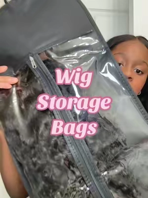 How are you storing your wigs??? #wigstoragebag #wigstorage #wigholder 