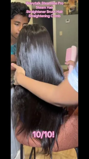 #wavytalk #wavytalkhairstraightener #longhair #hairmusthaves #wavytalksteamstraighteningbrush #tiktokshop #tiktokshopfinds #fyp #fypシ #fypシ゚viral @wavytalkofficial 