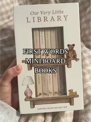 Replying to @Jordyn Dehaven The mini books are soooo cute!!! Perfect baby gift idea! #boardbooks #babybooks #babygiftideas #newborngift #toddlerbooks #babysfirstword #toddlergiftideas #vocabularybuilding #vocabularyimprove #vocabularywords #speechdevelopment #languagedevelopment 