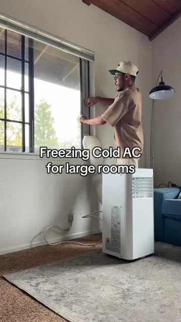 Cool down your home with this portable AC unit that is super quiet. Can cool down a 450 square foot room, perfect time for summer. #ac #airconditioner #airconditioning #portableac #dehumidifier #TikTokShopRestock #sprinktok  #TikTokShopMothersDay  #TikTokShopSpringGlowUp