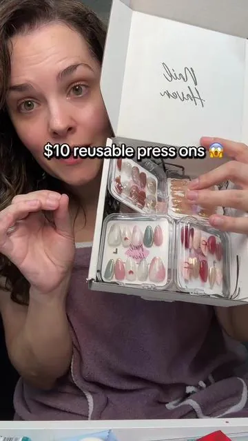 Absolutely love the @Nail Haven nails! They are great quality and affordable! The fact that you can reuse them is mind blowing to me! #nailhaven #pressonnails #reusablenails #reusablepressonnails #shop #diynails #diynailsathome #savemoney #beautyonabudget #nailsonabudget 