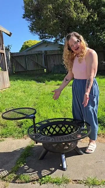 #firepit #grill #camping #campinggrill #tiktokmademebuyit 