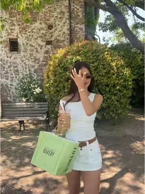 All white ootd