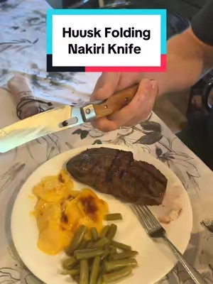 I was wanting a Nakiri knife and came across this folding nakiri! This is the perfect camping knife for food prep! It’s super sharp and capable of doing most jobs you need while camping! But I might also end up using it around the house! #nakiri #nakiriknife #knives #foldingknives #kitchenknives #foldingknife #campknife 