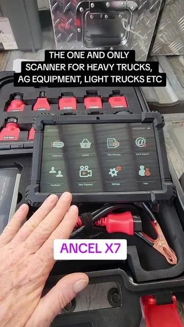 ANCEL X7 HEAVY DUTY SCANNER, 12V AND 24V, OBD2 SCANNER, ALL SYSTEM, E-CU CODING, MANUAL REGEN, HEAVY TRUCKS, LIGHT TRUCKS AND AG EQUIPMENT. #ancelx7 #scanner #obd2 #codereader #codescanner #obd2scanners #codereaders #foxwellscanner #foxwell #heavydutyscanner #bigtrucks #lighttrucks #trucks  #agequipment #scanners #fyp #mechanicsoftiktok #mechanic #mechaniclife #toolsofthetrade #toolstoday #toolsoftiktok #fy  #tool #tools #toollife #tooltok #tooltiktok #hardwaretools #heavyequipmentmechanic #ttsdelightnow #ttslevelup #springsale #springtok #deals #springsavings #springdeals #tiktokshopspringglowup #save #tiktokshoprestock #onsalenow #tiktokshopmothersday #save #tiktokshopcreatorpicks #deal #tiktokshop #tiktokshopping #trending2025 #viralvideos #onsale #flashsale #giftideas #giftidea #tiktokshopfinds #tiktokmademebuyit #foryou #foryoupage #trending #wow #tiktokmademedoit #getyours #today #tiktokfinds #tiktokfind #tiktokviral #tiktokviralvideo #tiktokviraltrending #ttsacl @FOXWELL Store 