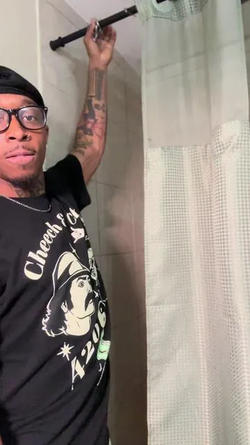 No metal hooks or dirty plastic liners 🤢  This shower curtain is amazing! #springtok #TikTokShopSpringGlowUp #bathroommakeover #bathroomremodel #shower #showercurtain #budgetfriendly 