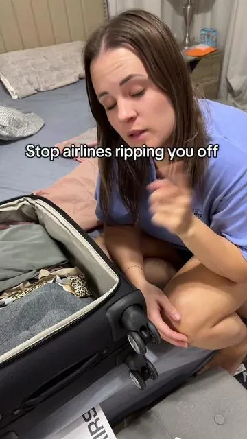 The best space saving hack! #packing #packingcubes #packingcube #suitcase #travelhack #travel #airlines 