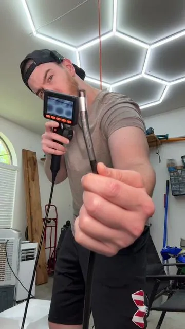 I had way too much fun making this video. #boroscope #endoscope #boroscopecamera #tool 