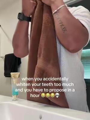 Hopefully she doesn’t notice #teethwhitening #teethtransformation #teeth #bodyacceltoothpaste #bodyacceltripelwhiteningtoothpaste #bodyaccel #toothpaste #teethwhitening #Niacinamide #whiteningtoothpaste #teethcare  #viral #teethtok #oralhealth #toothpaste 