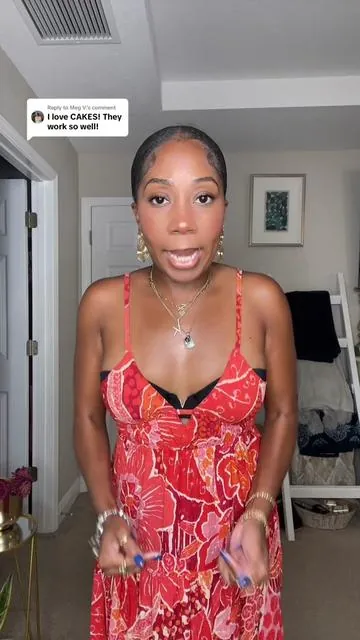 Replying to @Meg V. You said “MAKE IT STICKY”  @CAKES Body  #cakescovers #cakesbody #backlessdress #breastlift #stickybra #grippycovers #nobra #nipcovers #seamlessbra #clothinghack #bra #nounderwirebra #tiktokshopfinds #newproductlaunch #stickyNOTicky #tiktokshopcreatorpicks #ttsdelightnow #stickycakes 