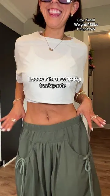 They def run true to size, so cute🤍 #tiktokshop #lowrisepants #outfit #fashion #trending #outfitideas 