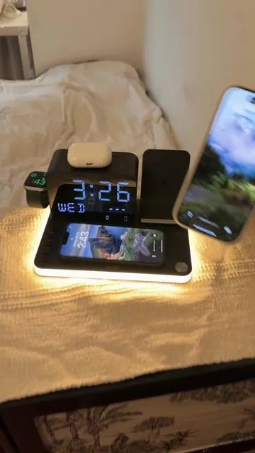 It’s useful, this is 7 in 1 wireless charging station i got for my nightstand#chargingstation #wirlesscharger #charger #techtok #chargingstand #airpodspro #iphone #magsafe #iphonecharger #powerbank #iphonecharger #nightlight 
