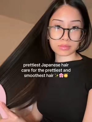 &honey haircare is ELITE🍯✨ literally makes my hair so smooth and glossy #japanesehaircare #glasshair #japaneseshampoo #softhair #honeyshampoo #andhoney #haircareproducts #jbeauty #jbeautyhair #asianhair #japanesebeauty #shampoo #shampooviral