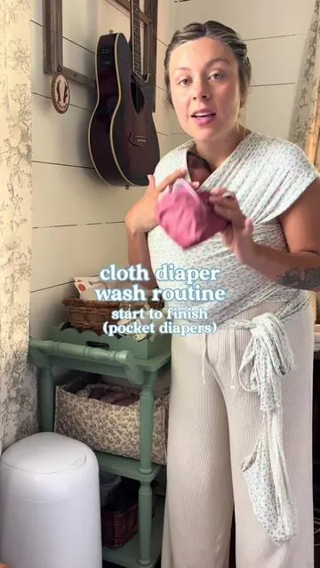 CLOTH DIAPER WASH ROUTINE! 🍋🩵🍼 LEAVE ME ANY OTHER QUESTIONS YOU MAY HAVE FOR CLOTH DIAPERING - ILL BE POSTING THE Q&A SOON 🩵 also i tagged my laundry powder in case you need a good option! if you don’t cloth, i have a vid down my page on how well it works on stains. EVERY mom needs this stuff. i absolutely love it. lemon is my favorite for clothes 🍋