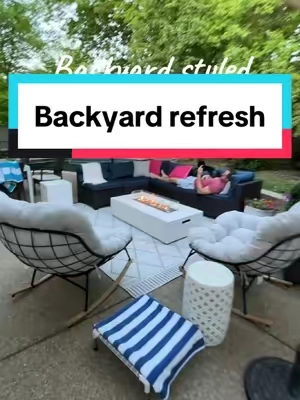 Extend your living space by creating a living room in your backyard with these great finds on TikTokShop  #outdoorspace #patio #outdoorfurniture #homerefresh #TikTokShopRestock  #TikTokShopMemorialDay  #HomeRefresh 