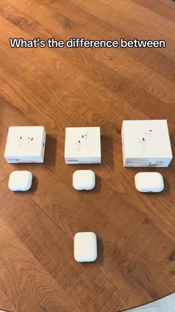 Do you know the difference between AirPods? #airpodspro #airpods #airpods4 #appleairpods #appleairpodsmax 