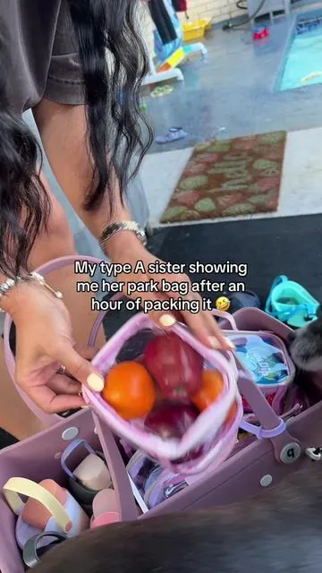Can ya’ll guess her occupation?? 🤣 I am THE type B sister ♥️ #fypシ #sisters #boggbag #park #momlife #whatsinmybag @alexis | lifestyle & beyond 